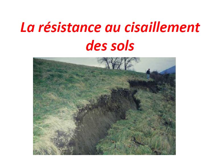 Résistance au cisaillement