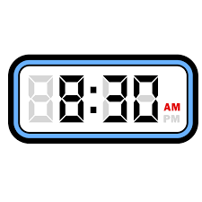 Digital Clock Time at 8.30 AM, Digital Clock 12 Hour Format 32048500 PNG