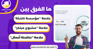 ‫تعرف على الفرق بين علامة مؤسسة ناشئة و مشروع مبتكر و حاضنة أعمال في الجزائر  - الاقتصاد والناس ديزاد‬‎