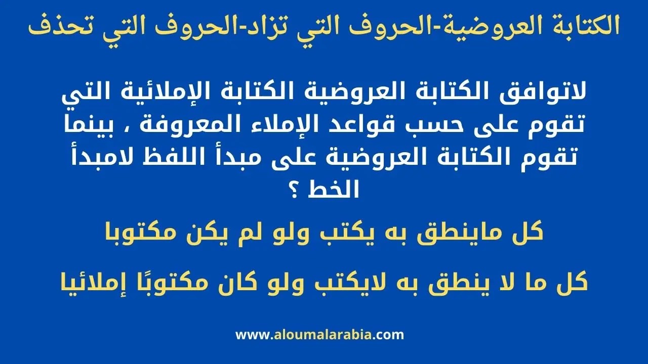 الكتابة