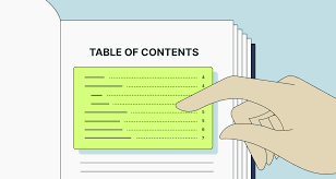 How to Make a Table of Contents, With Examples | Grammarly